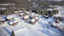 Fjällbyn åvanifrån