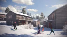 Fjällbyn utifrån